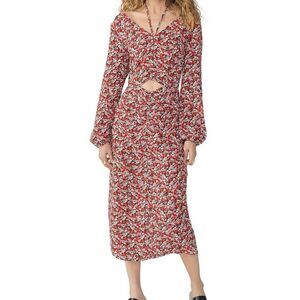 NWT Sanctuary Floral Print Long Sleeve Midi Dress plus size 20W